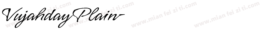 Vujahday Plain字体转换